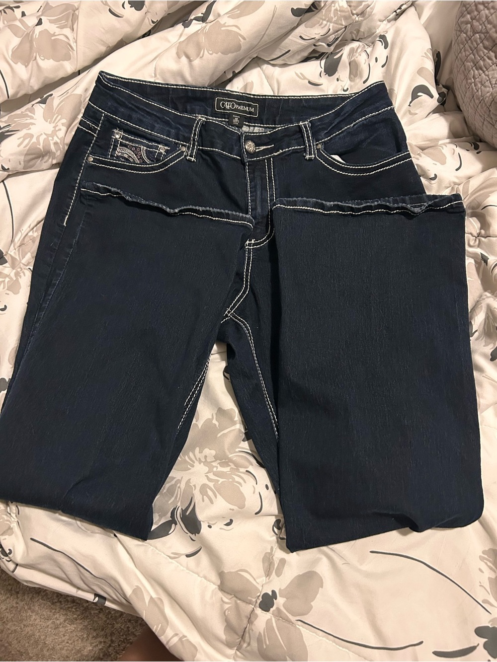 Cato Premium Women's Dark Blue Stretch Jeans